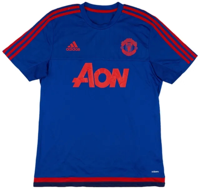 2015-16 Manchester United adidas Training Shirt - 8/10 - (L)