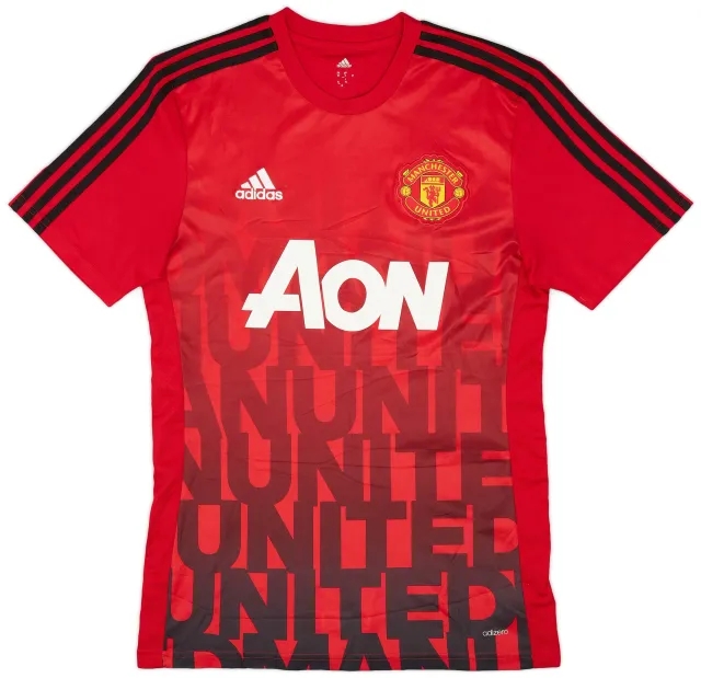 2016-17 Manchester United adidas Training Shirt - 7/10 - (M)