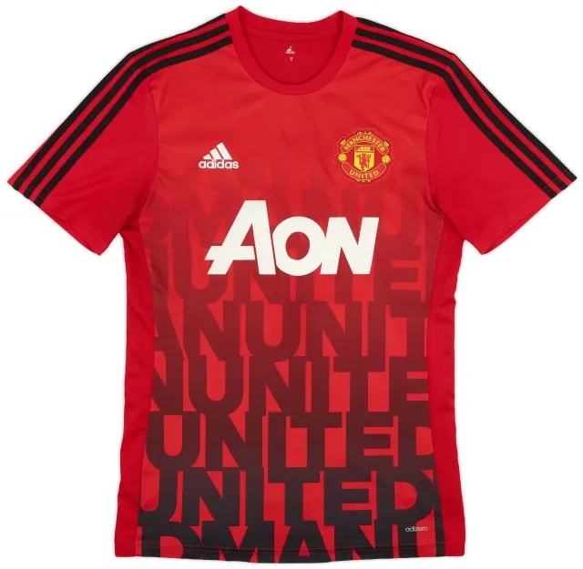 2016-17 Manchester United adidas Training Shirt - 6/10 - (S)