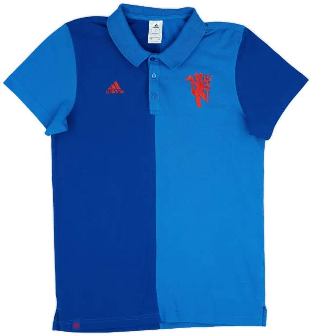 2016-17 Manchester United adidas Polo Shirt - 8/10 - (L)