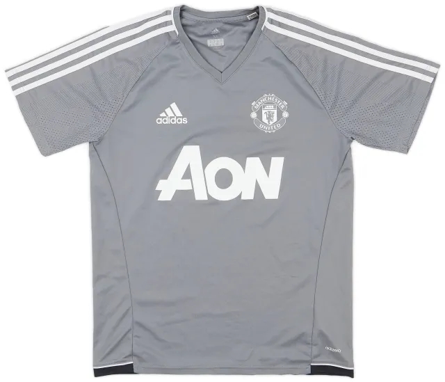 adidas 2017-18 Manchester United Training Shirt - 8/10 - (M)