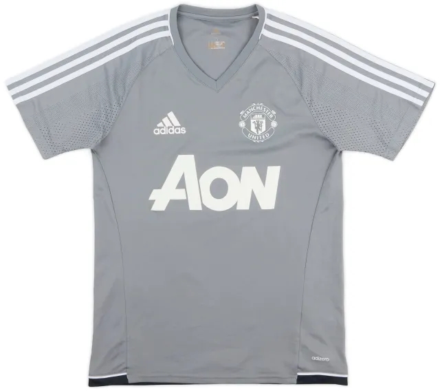 2017-18 Manchester United adidas Training Shirt - 8/10 - (S)