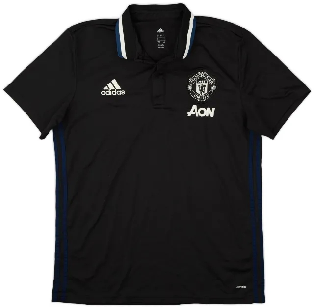 2017-18 Manchester United adidas Polo Shirt - 10/10 - (L)