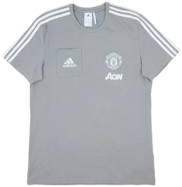 2017-18 Manchester United adidas Leisure Tee - 8/10 - (L)