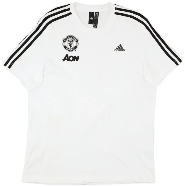 2018-19 Manchester United adidas Cotton Tee - 7/10 - (L)