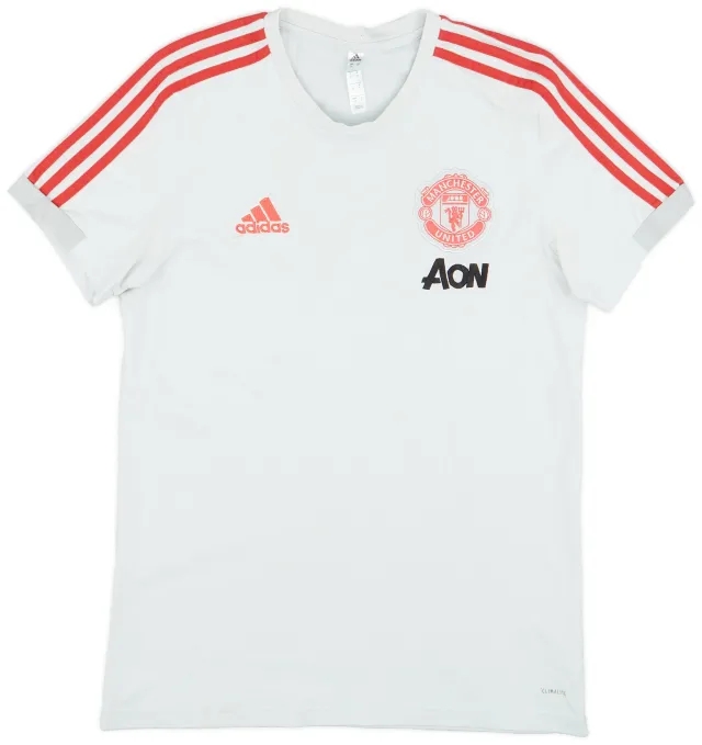 2018-19 Manchester United adidas Cotton Tee - 8/10 - (M)