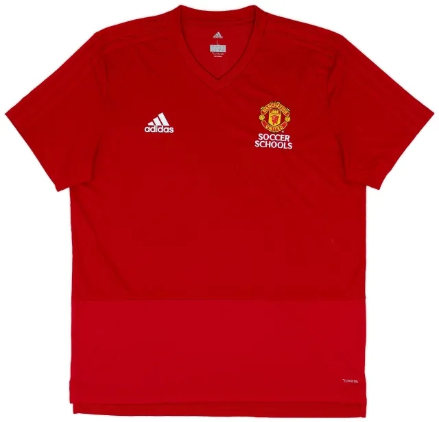 2018-19 Manchester United adidas 'Soccer School' Training Shirt - 8/10 - (L)