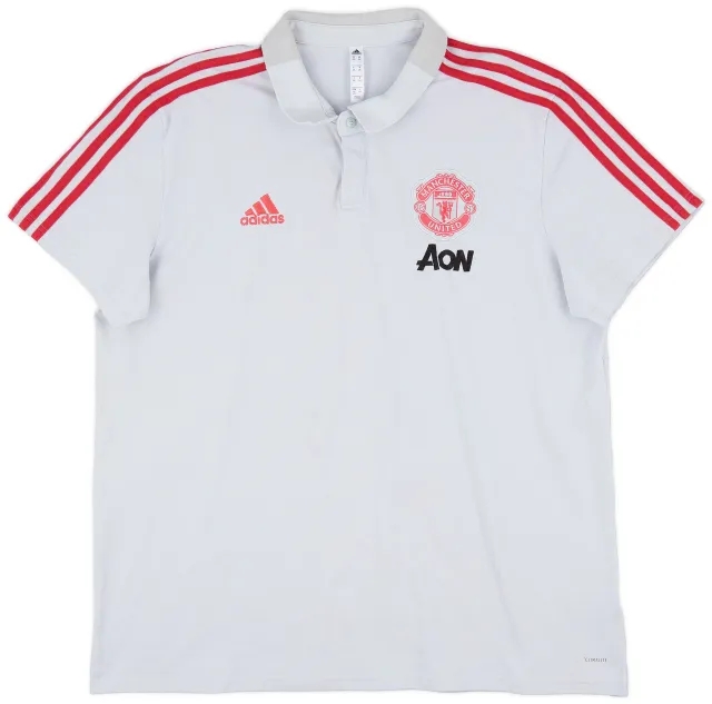 2018-19 Manchester United adidas Polo Shirt - 9/10 - (XXL)