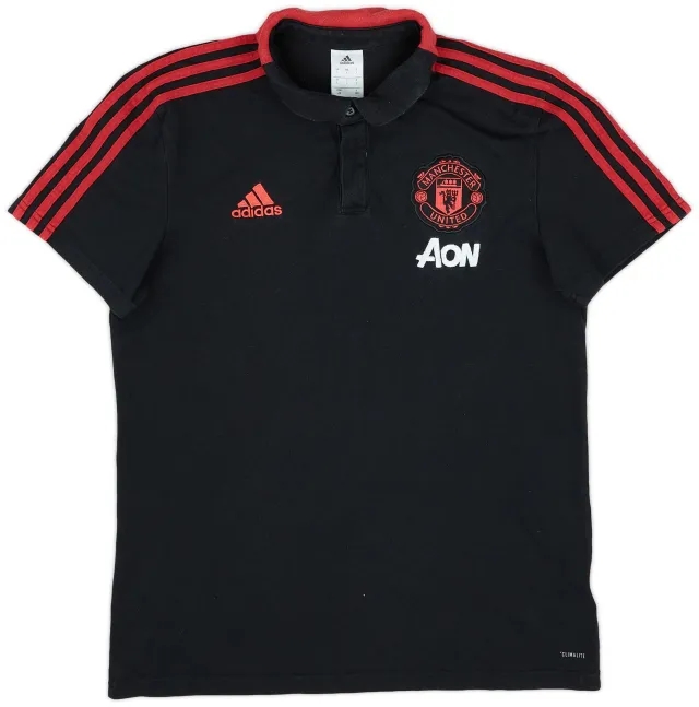 2018-19 Manchester United adidas Polo Shirt - 7/10 - (L)