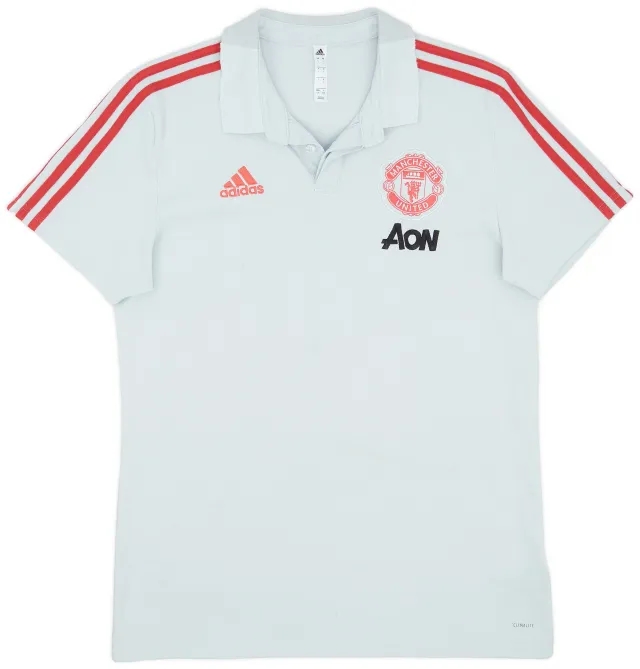 2018-19 Manchester United adidas Polo Shirt - 6/10 - (L)