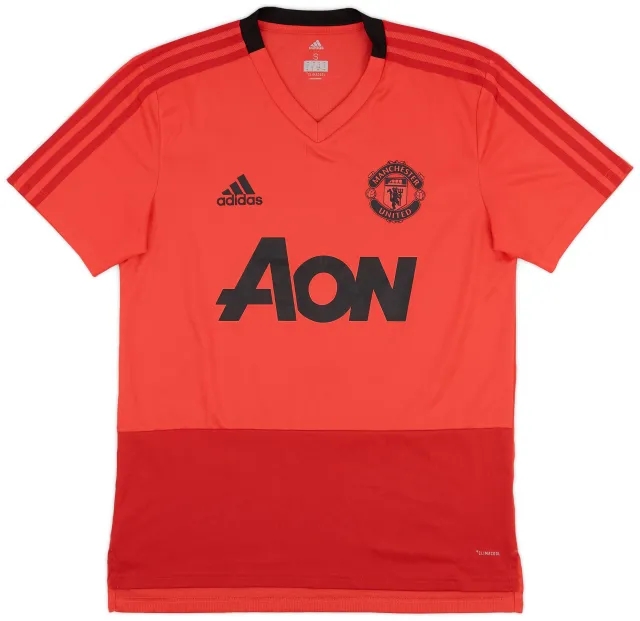 2018-19 Manchester United adidas Training Shirt - 8/10 - (S)