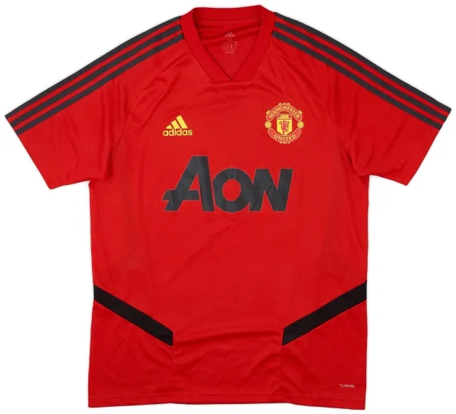 2019-20 Manchester United adidas Training Shirt - 8/10 - (M)