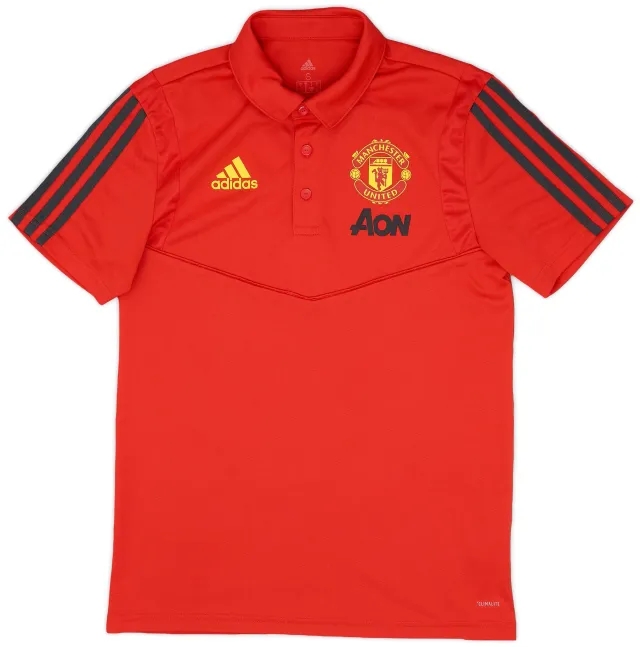 adidas 2019-20 Manchester United Polo Shirt - 10/10 - (S)