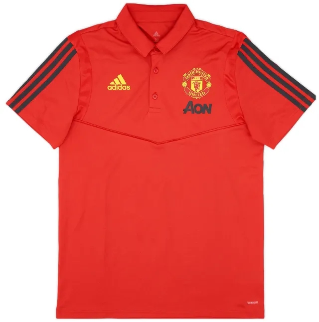 2019-20 Manchester United adidas Polo Shirt - 9/10 - (M)