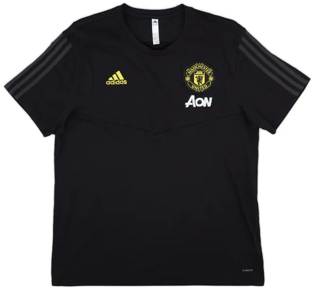 2019-20 Manchester United adidas Cotton Tee - 9/10 - (L)