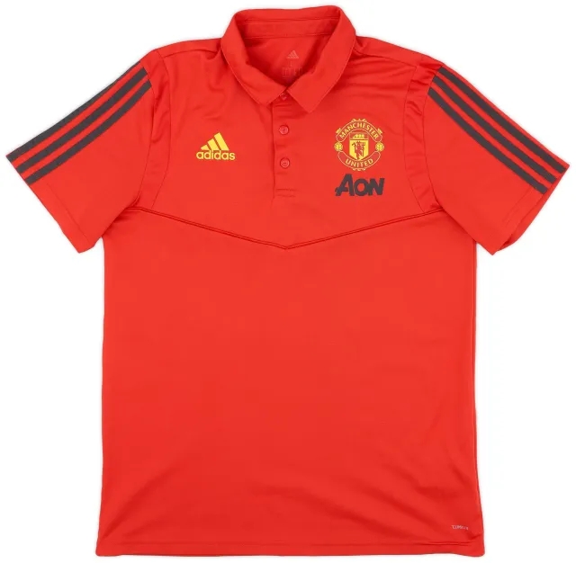 2019-20 Manchester United adidas Polo Shirt - 9/10 - (L)