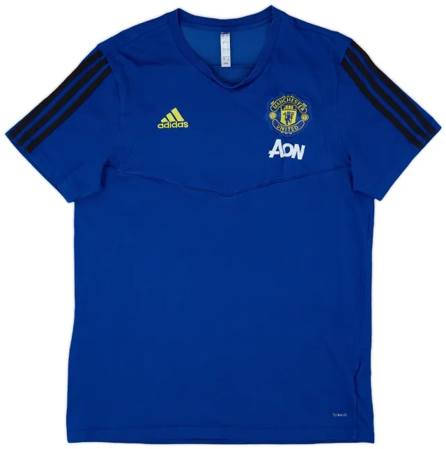2019-20 Manchester United adidas Cotton Tee - 8/10 - (L)