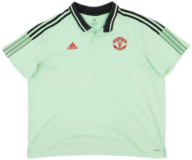 2020-21 Manchester United adidas Polo Shirt - 9/10 - (XXL)