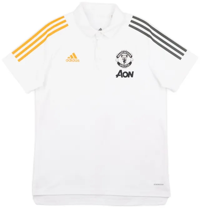 2020-21 Manchester United adidas Polo Shirt - 8/10 - (M)