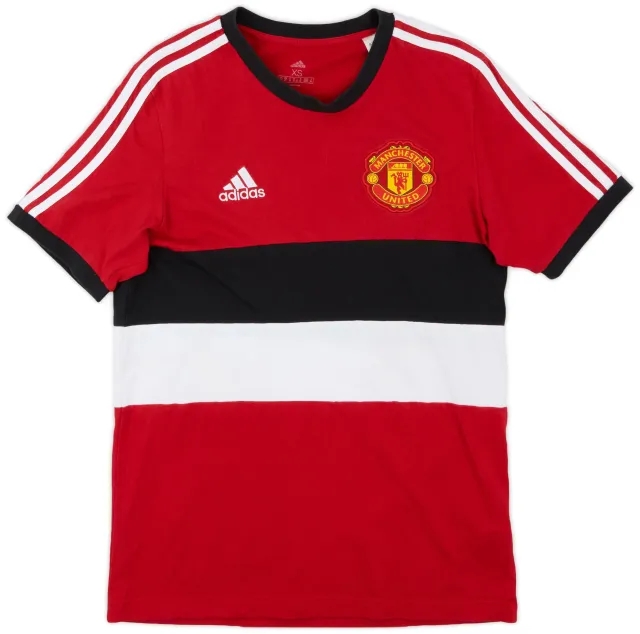 2021-22 Manchester United adidas Training/Leisure Tee - 9/10 - (XS)