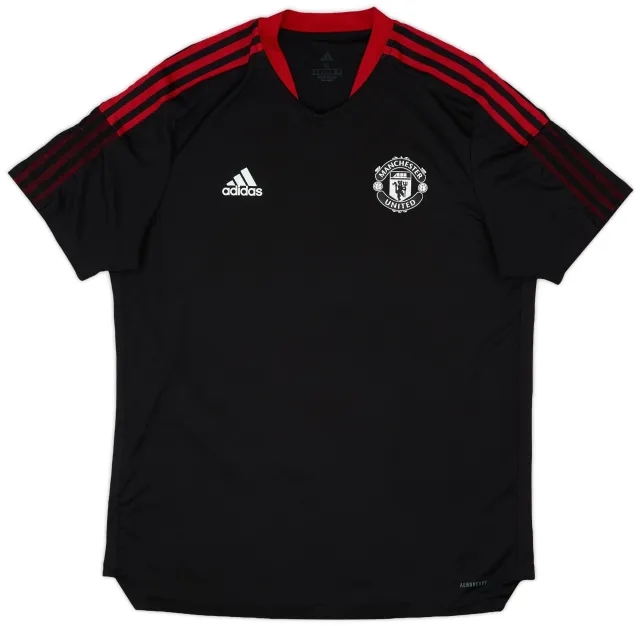 2021-22 Manchester United adidas Training Shirt - 9/10 - (XL)