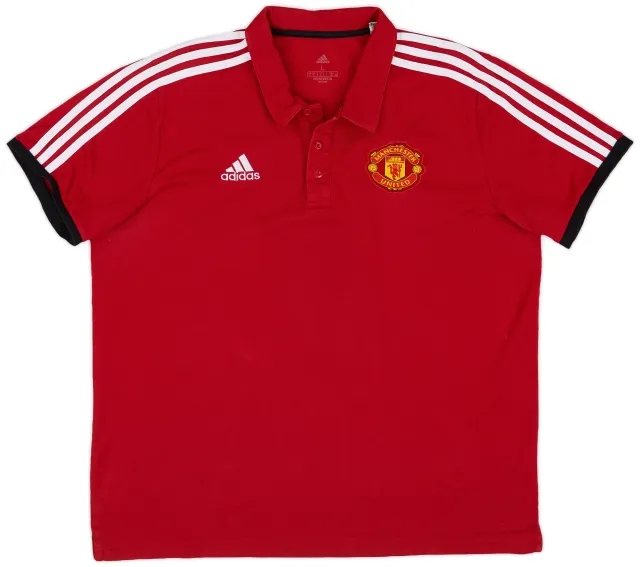 2021-22 Manchester United adidas Polo Shirt - 9/10 - (L)