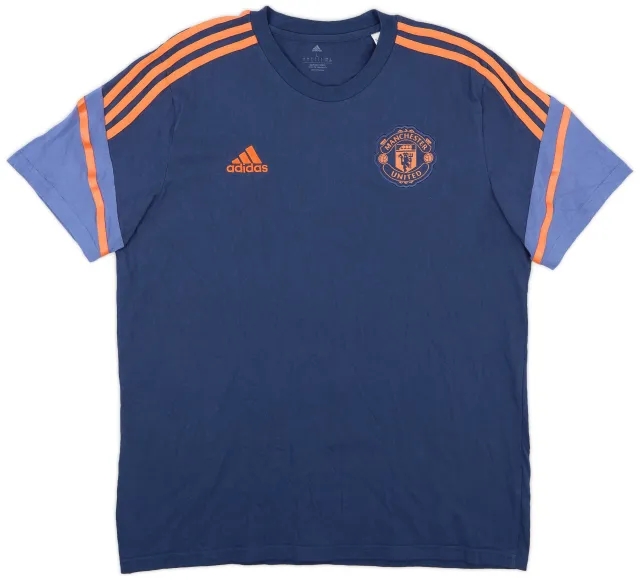 2022-23 Manchester United adidas Cotton Tee - 8/10 - (L)