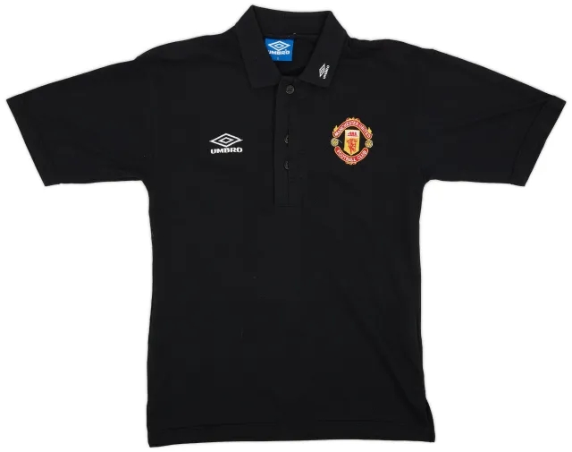 1990s Manchester United Umbro Polo Shirt - 9/10 - (S)