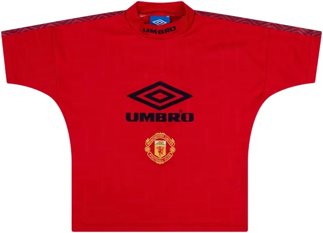 1994-96 Manchester United Umbro Leisure Shirt - 8/10 - (L.Boys)