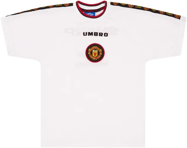 1996-97 Manchester United Umbro Training Shirt - 8/10 - (Y)
