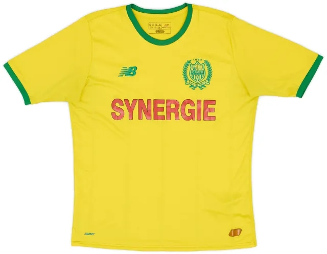 NewBalance 2018-19 Nantes Home Shirt - 7/10 - (XL.Boys)