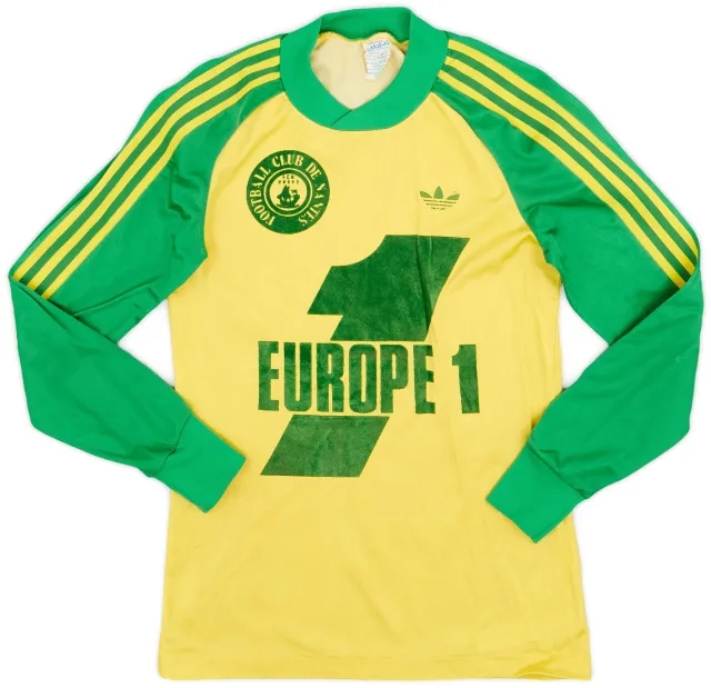 adidas 1978-79 Nantes Home L/S Shirt - 8/10 - (Y)