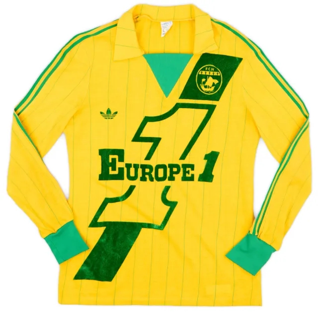 adidas 1981-82 Nantes Home Home L/S Shirt - 8/10 - (M)