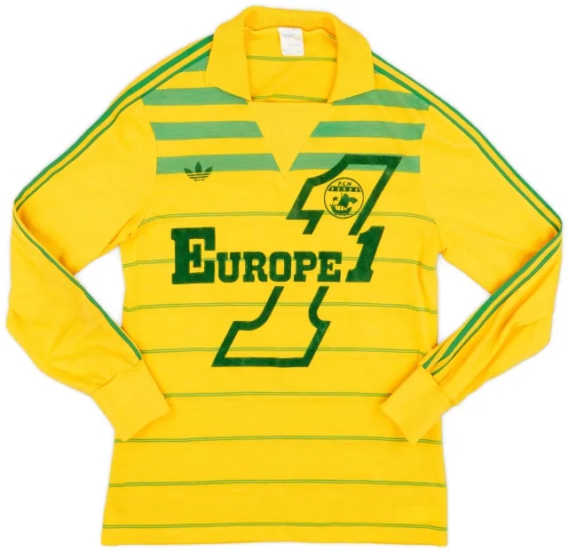 adidas 1985-86 Nantes Home L/S Shirt - 9/10 - (S)