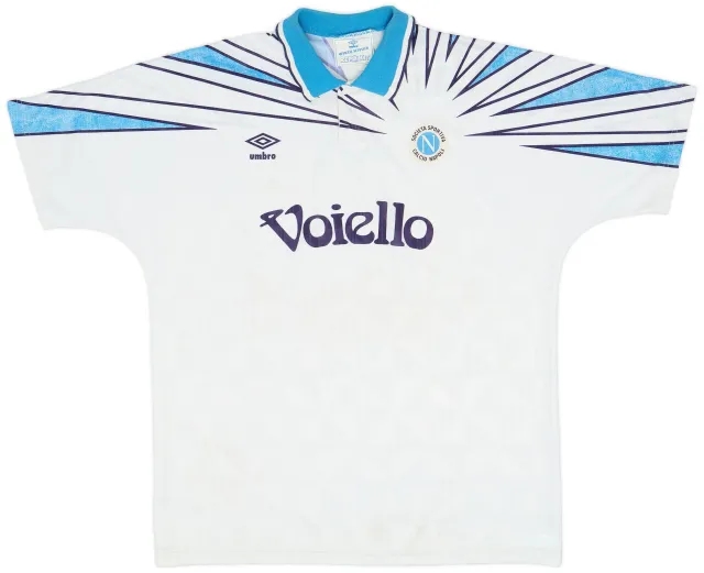 Umbro 1991-93 Napoli Away Shirt - 7/10 - (XL)