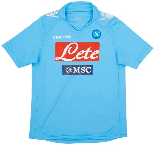 Macron 2011-12 Napoli Home Shirt - 5/10 - (S)