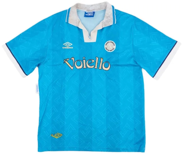 Umbro 1993-94 Napoli Home Shirt - 4/10 - (L)