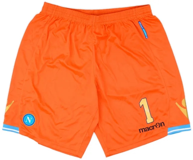 Macron 2011-12 Napoli Player Issue GK Shorts - 9/10 - (XXL)