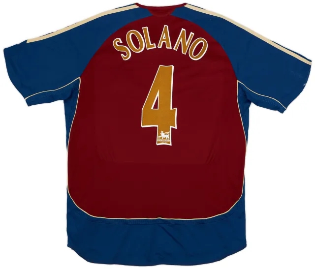 adidas 2006-07 Newcastle Away Shirt Solano #4 - 7/10 - (L)