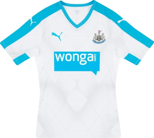 Puma 2015-16 Newcastle Player Issue Away Shirt #45 (L)