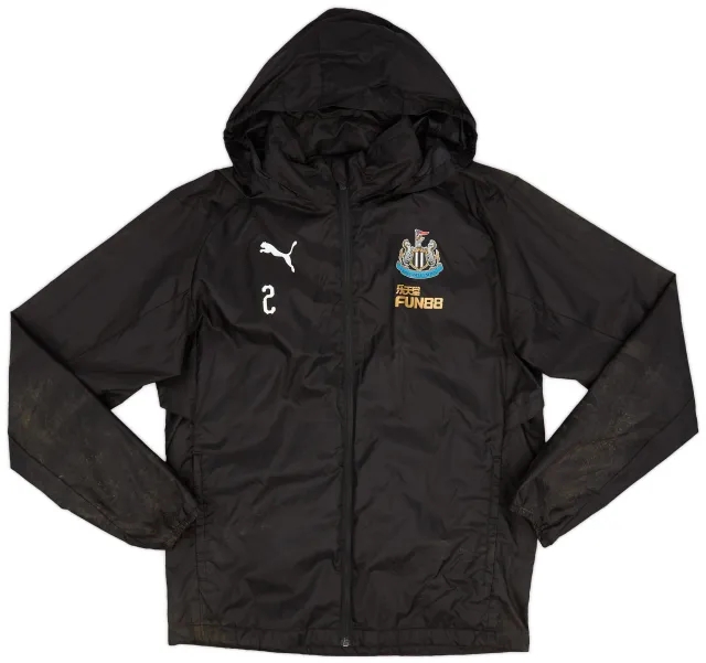 Puma 2017-18 Newcastle Player Issue Hooded Rain Jacket #2 - 5/10 - (M)