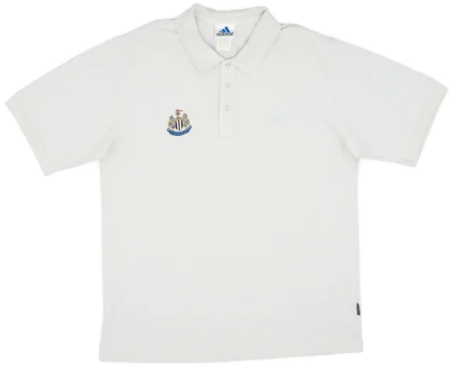 2001-02 Newcastle adidas Polo Shirt - 8/10 - (L)