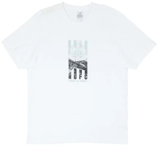 2008-09 Newcastle adidas Cotton Tee - 6/10 - (XXL)