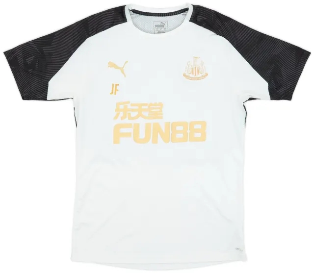 2018-19 Newcastle Staff Issue Puma Training Shirt 'JF' - 9/10 - (M)