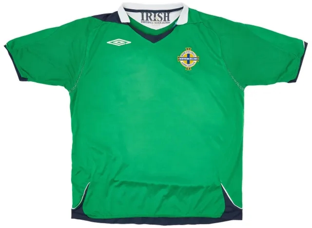 Umbro 2006-08 Northern Ireland Home Shirt - 6/10 - (XL)