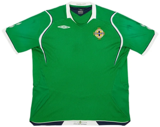Umbro 2008-10 Northern Ireland Home Shirt - 8/10 - (XL)