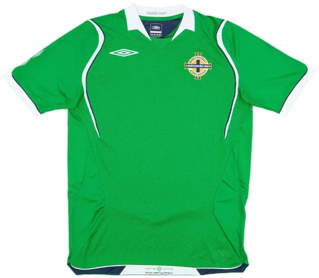 Umbro 2008-10 Northern Ireland Home Shirt - 9/10 - (S)