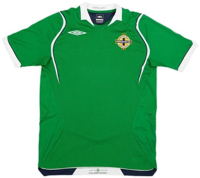 Umbro 2008-10 Northern Ireland Home Shirt - 9/10 - (S)