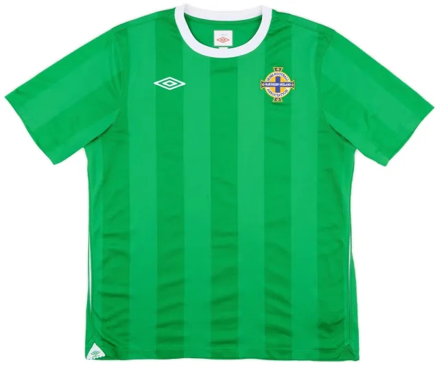 Umbro 2010-12 Northern Ireland Home Shirt - 8/10 - (L)