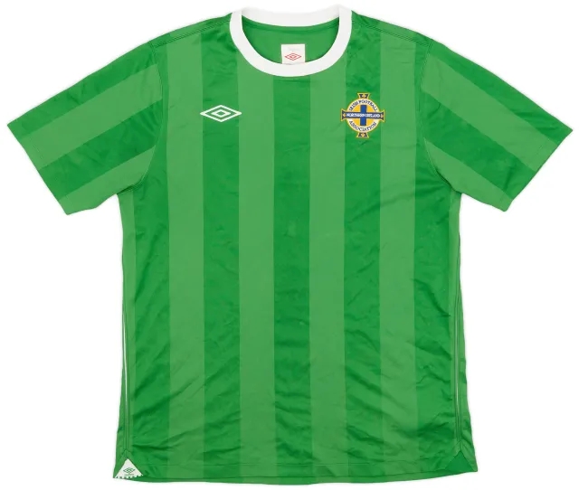 Umbro 2010-12 Northern Ireland Home Shirt - 7/10 - (L)